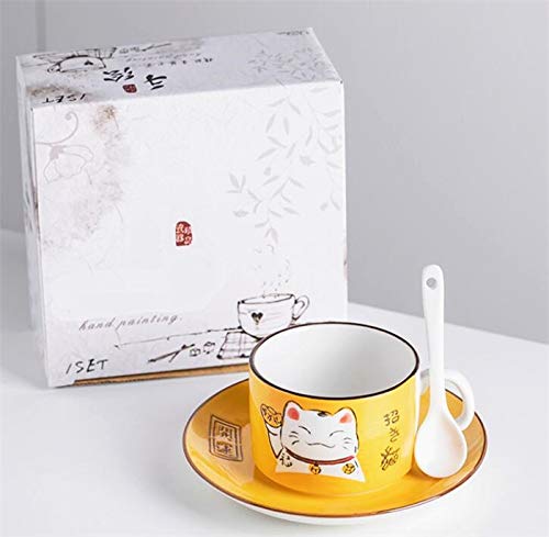 Amazon.co.jp: EatingBiting 5色 手作り ラッキーキャット 招き猫